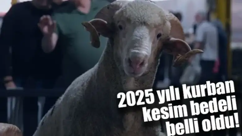 2025 yılı kurban kesim bedeli belli oldu!