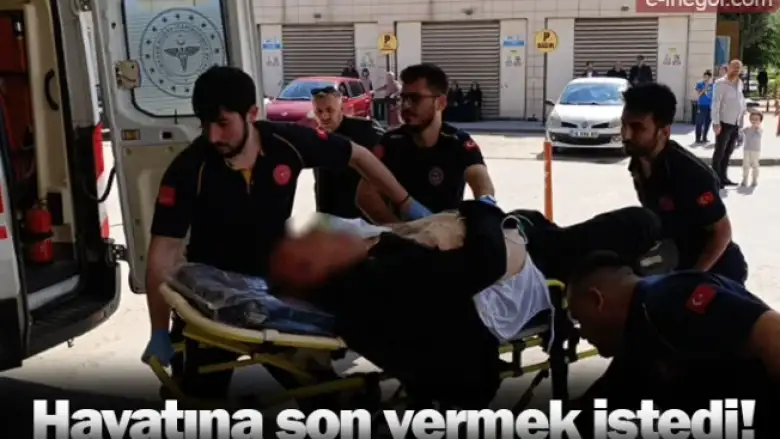 Hayatına son vermek istedi!