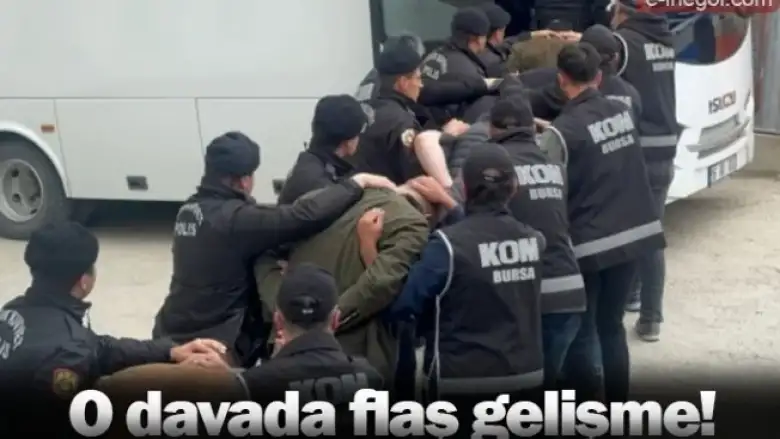 O davada flaş gelişme