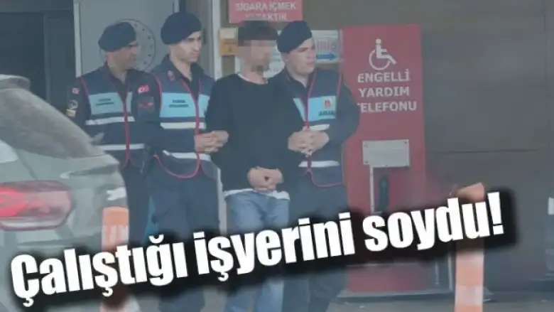 Çalıştığı işyerini soydu!