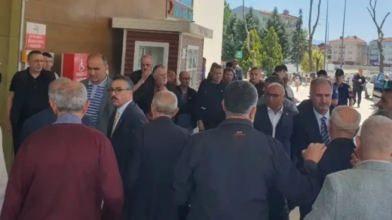 Kaymakam Arslan ve Başkan Taban'dan Geçmiş Olsun Ziyareti