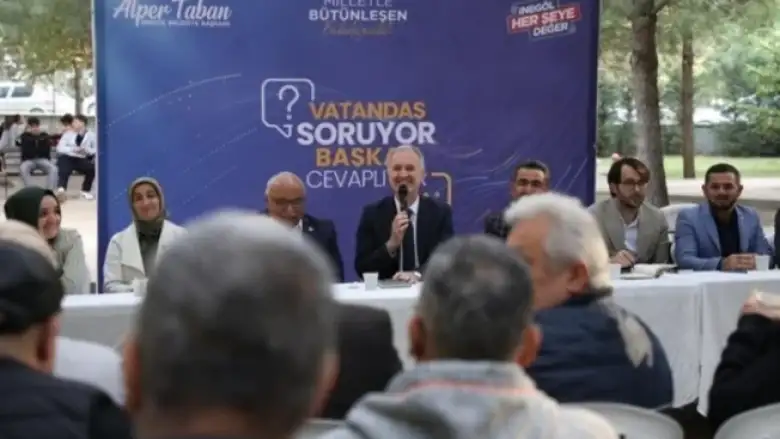 Yunus Emre Mahallesi Sordu Başkan Alper Taban Cevapladı