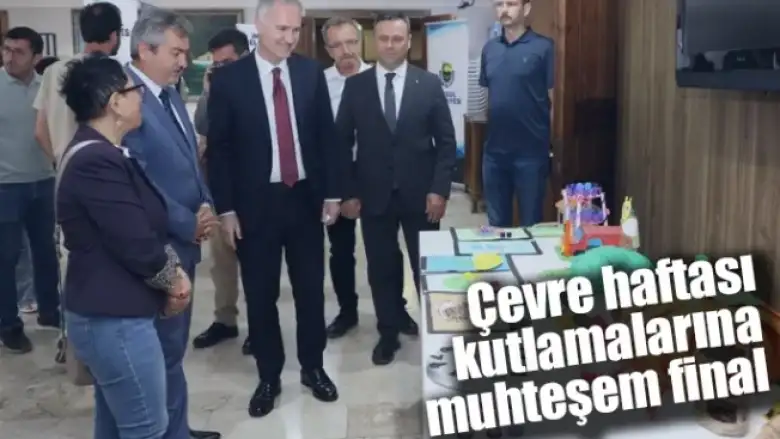 Çevre haftası kutlamalarına muhteşem final