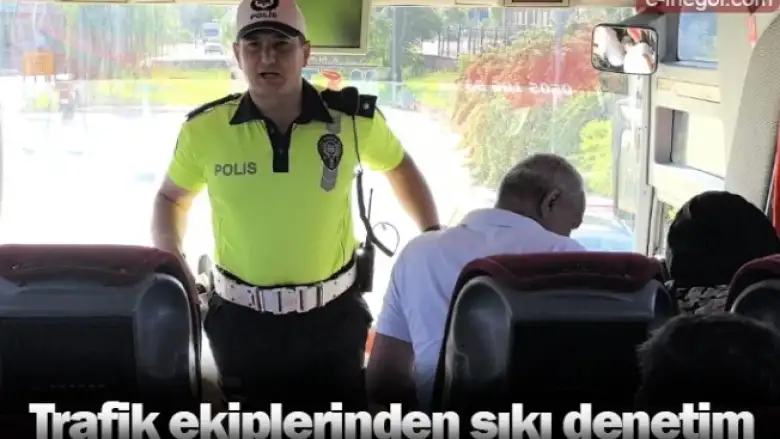 Trafik ekiplerinden sıkı denetim