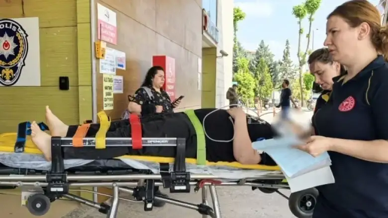 Motosiklet sürücüsü ağır yaralandı