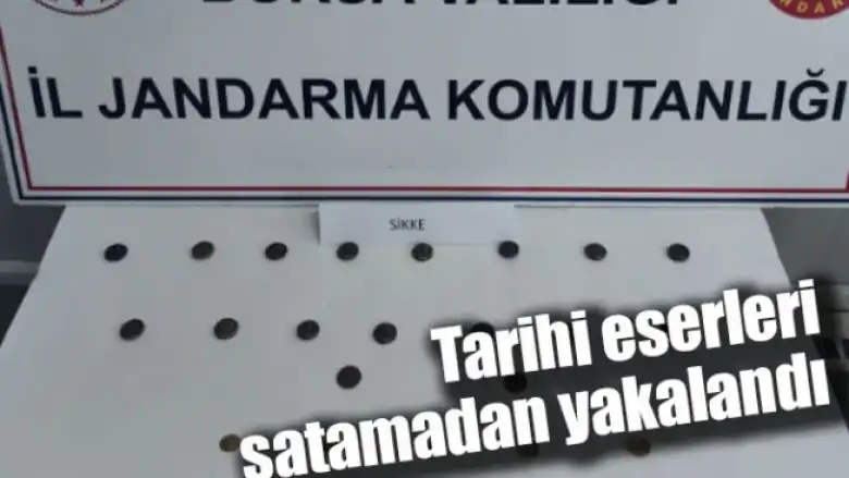 Tarihi eserleri satamadan yakalandı