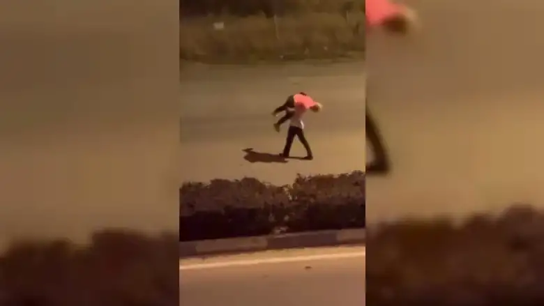 İnegöl'de ilginç olay! O anlar kamerada