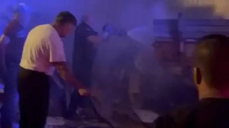 İnegöl'de korkutan yangın