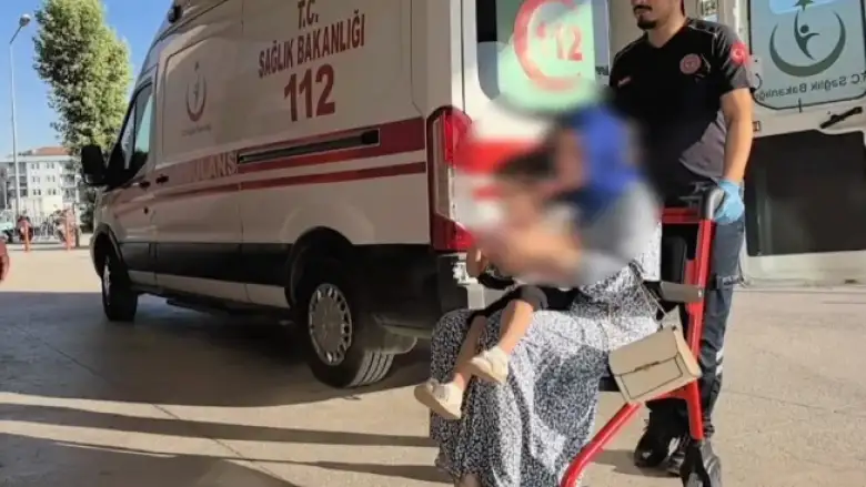 İnegöl'de korkutan kaza!