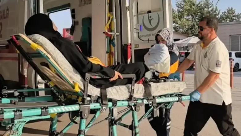 Vakaya giden 112  ekibipleri...