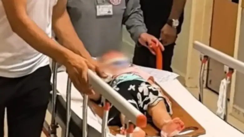 İnegöl'de balkondan düşen çocuk yaralandı