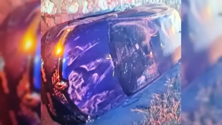 Hurdaya dönen araçta can pazarı