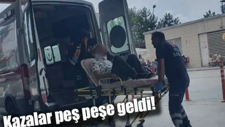 Kazalar peş peşe geldi!