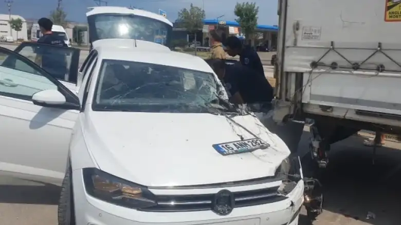 İnegöl girişinde feci kaza