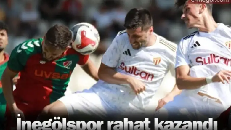 İnegölspor rahat kazandı