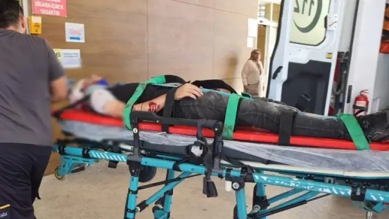 Otomobil ile çarpışan bisiklet sürücüsü yaralandı