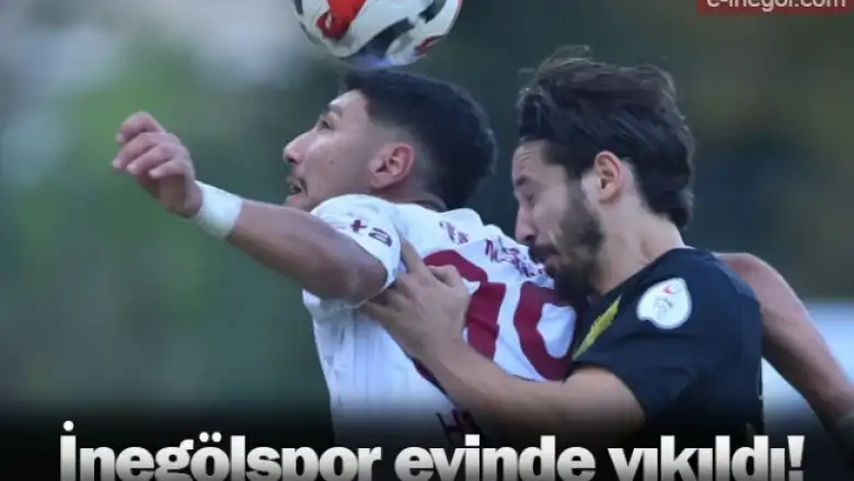İnegölspor evinde yıkıldı!