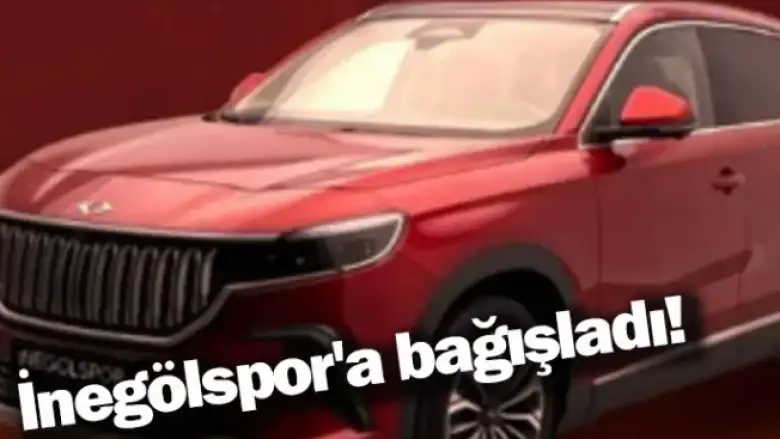 İnegölspor'a bağışladı!