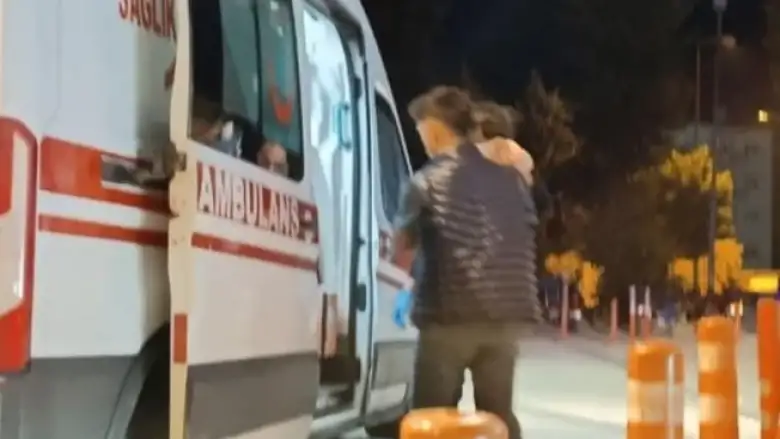 İnegöl'de 1 yaşındaki çocuk hastanelik oldu