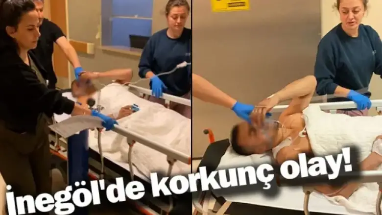 İnegöl'de korkunç olay!