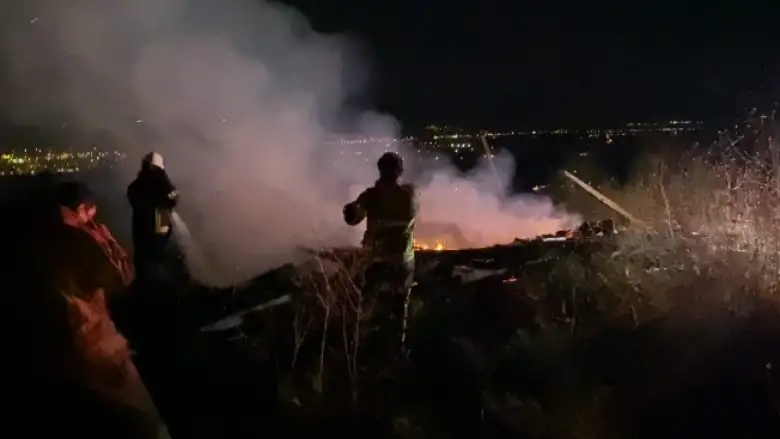 İnegöl'de korkutan yangın