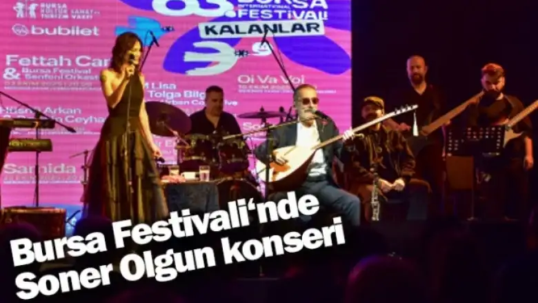 Bursa Festivali‘nde Soner Olgun konseri
