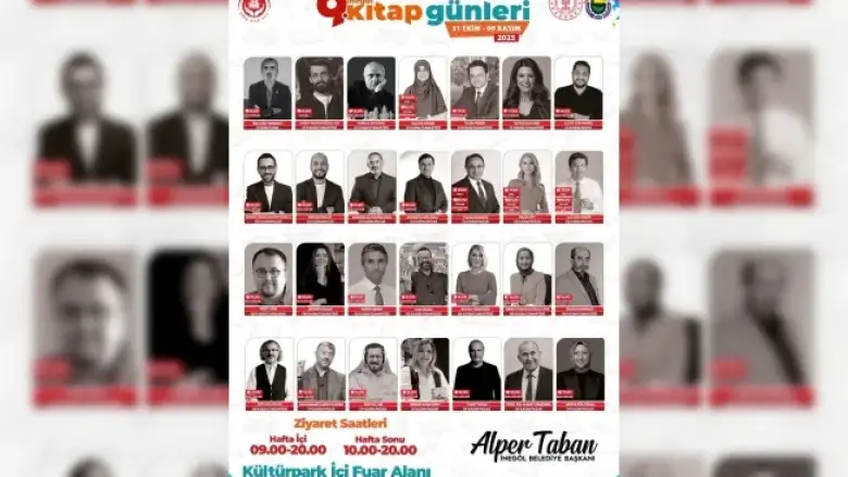 9. Kitap Günleri Fuarının Yazar Kadrosu Belli Oldu