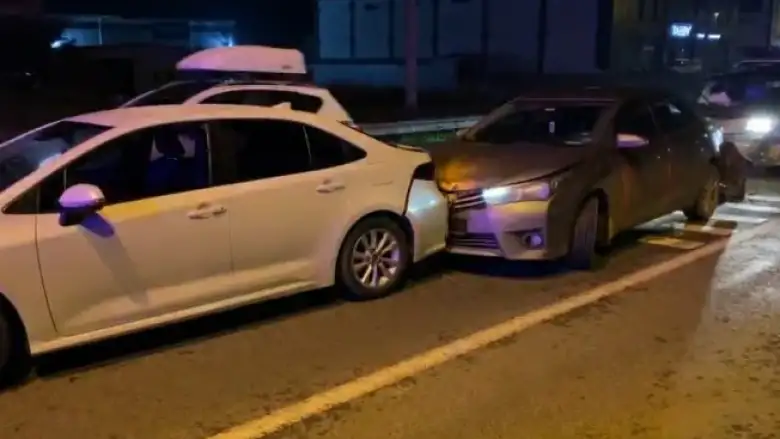 İnegöl'de zincirleme kaza