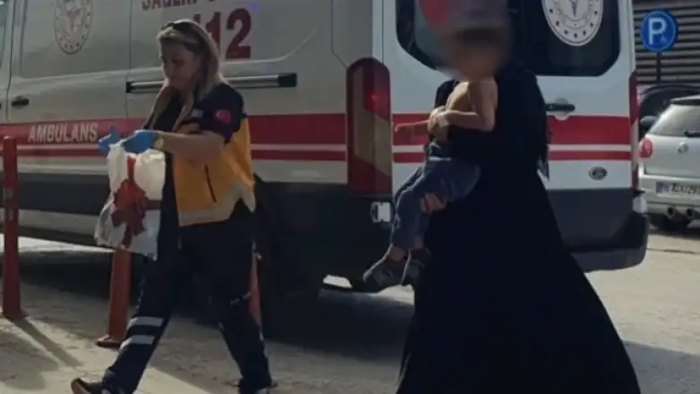 İnegöl'de üzerine kaynar su dökülen çocuk yaralandı