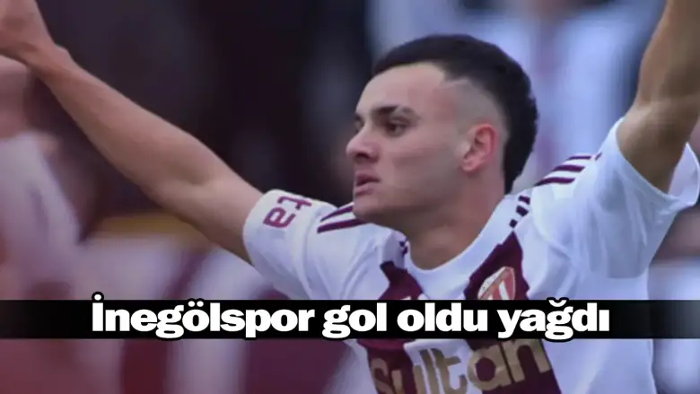 İnegölspor gol oldu yağdı