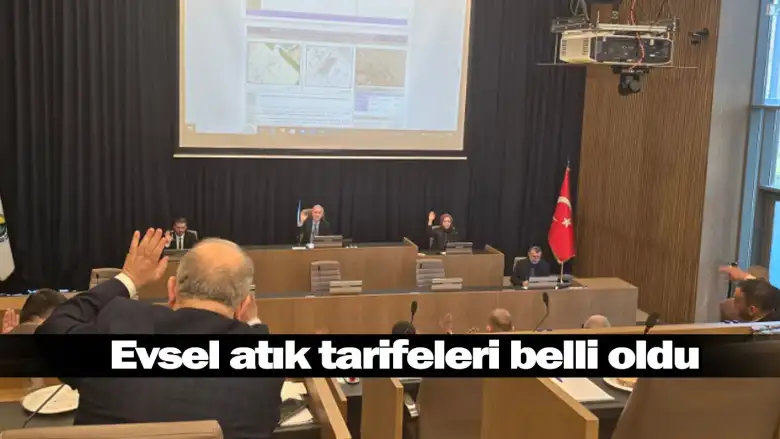 Evsel atık tarifeleri belli oldu