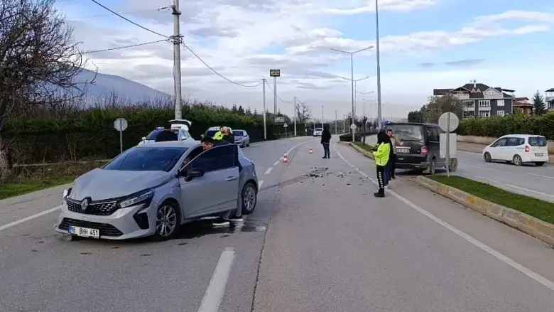 Çevre yolunda korkutan kaza