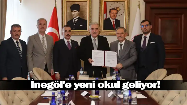 İnegöl'e yeni okul geliyor!