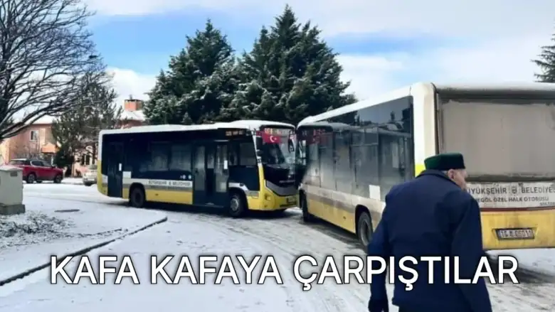 İnegöl'de kafa kafaya çarpıştılar