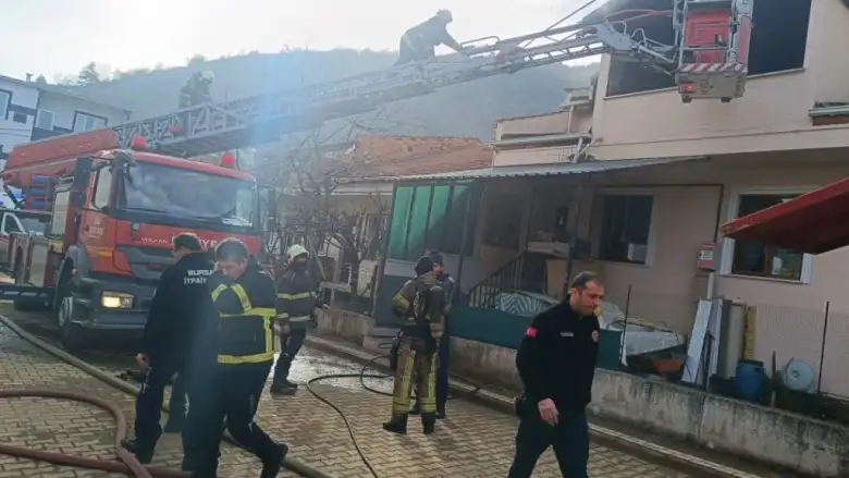 İnegöl'de korkutan yangın