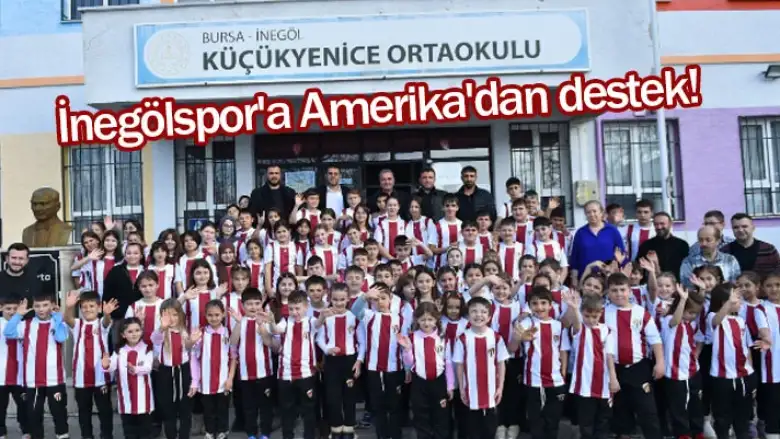 İnegölspor'a Amerika'dan destek!