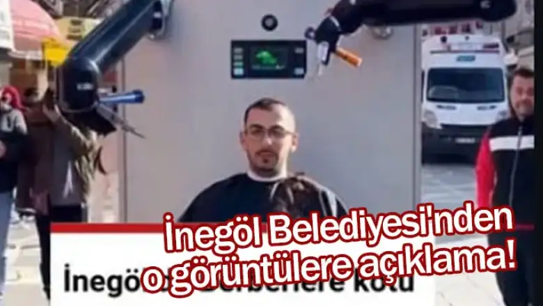 İnegöl Belediyesi'nden o görüntülere açıklama!