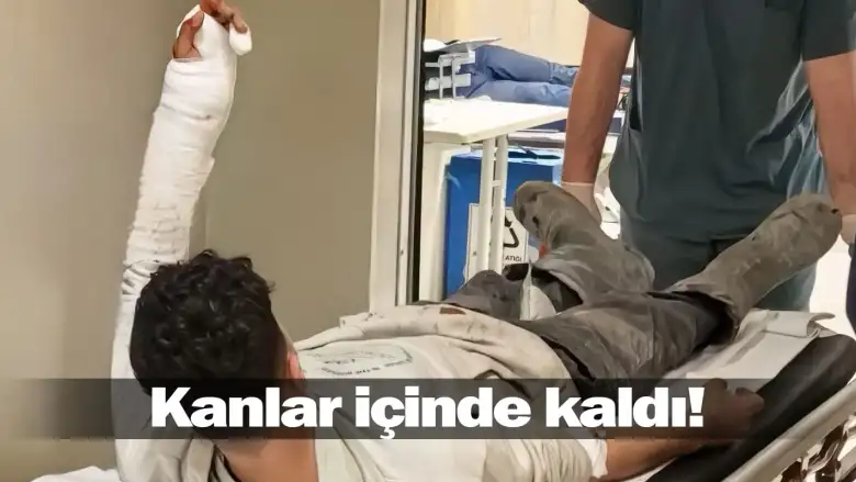İnegöl'de talihsiz kaza: Kanlar içinde kaldı!