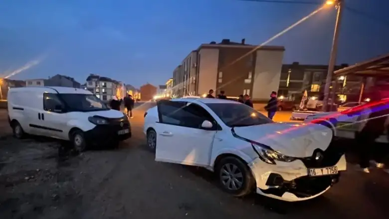 İnegöl'de korkutan kaza