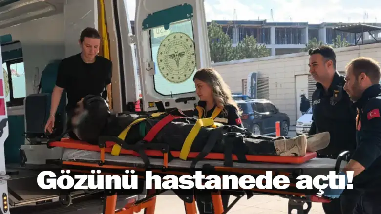 İnegöl'de gözünü hastanede açtı!