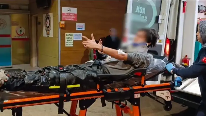 İnegöl'de su birikintisi kazaya yol açtı