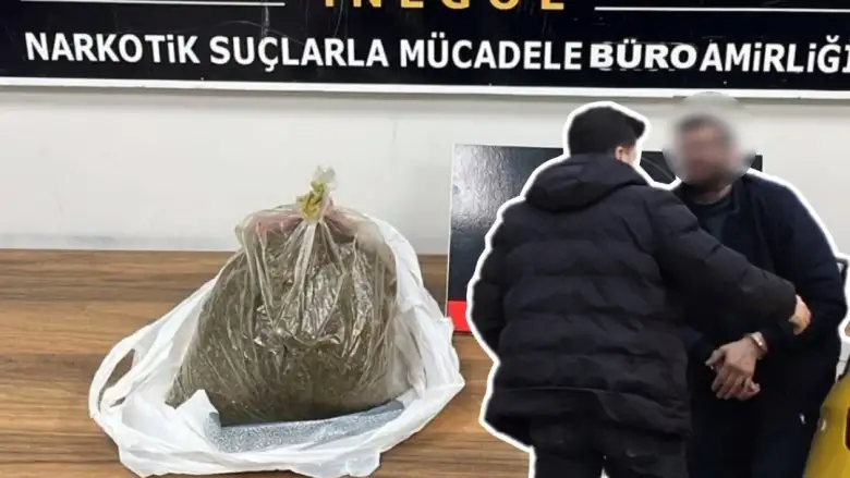 İnegöl'de zehir taciri kıskıvrak yakalandı