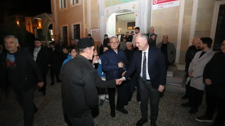 Hafız Alpcan Çelik Somuncu Baba Camisinde İnegöllülerle Buluştu