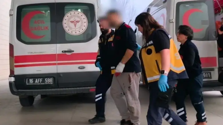 İnegöl'de bir anlık öfke ...