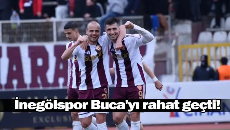 İnegölspor Buca'yı rahat geçti!