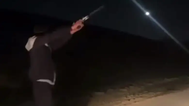 Havaya ateş ettiği anları sosyal medyada paylaşınca...