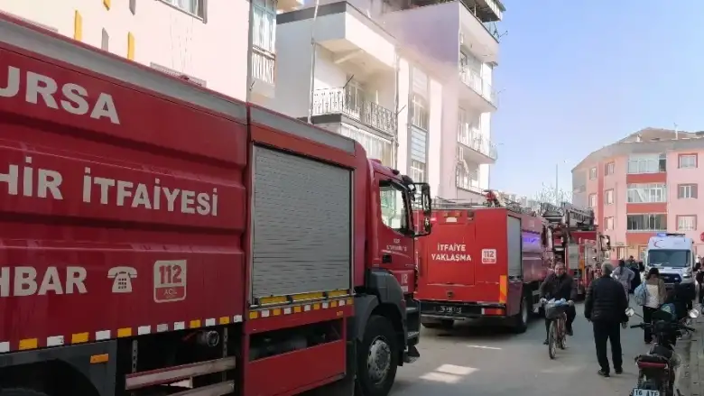 İnegöl'de korkutan yangın