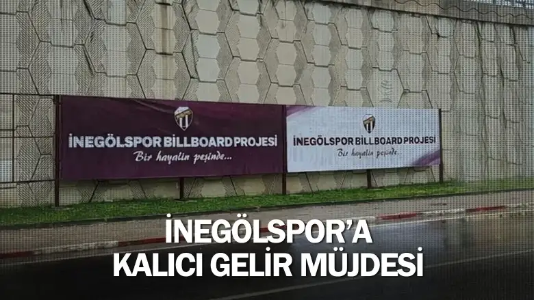 İnegölspor'a kalıcı gelir müjdesi
