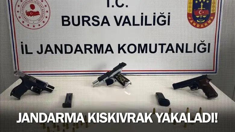 Jandarma kıskıvrak yakaladı
