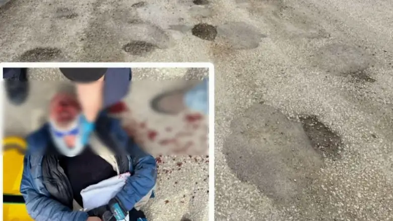 İnegöl'de yaşlı adam çukura düştü